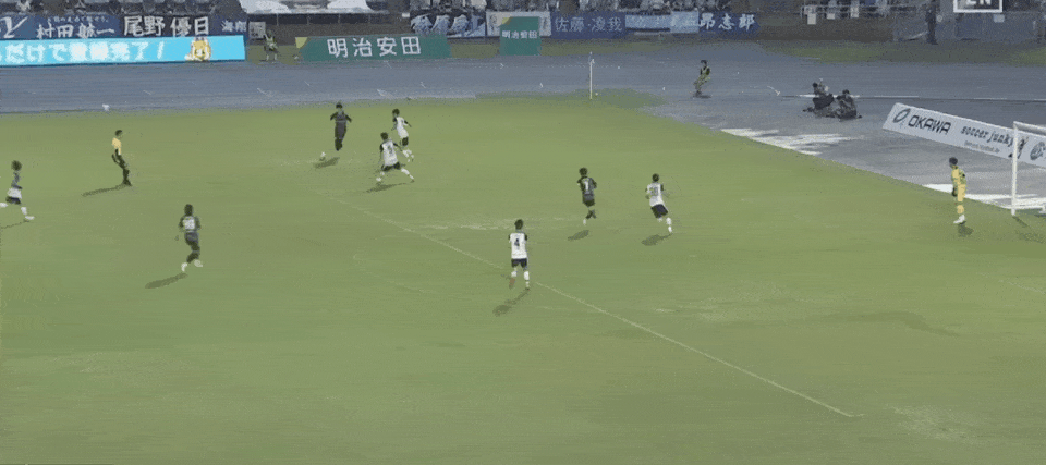 日职乙半场：西川幸之介送礼，古斯塔沃传射，磐田喜悦2-0水户蜀葵